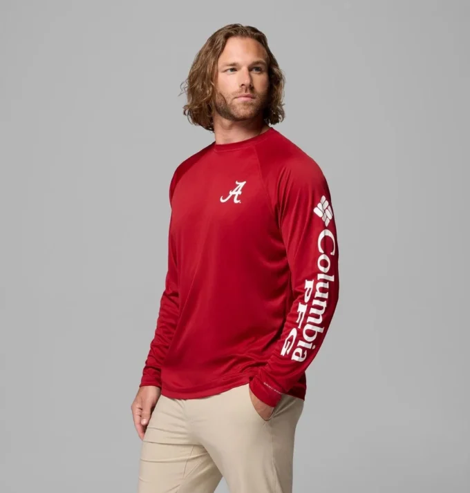 Herren-Langarmshirt PFG Terminal Tackle™ für Studenten – Alabama