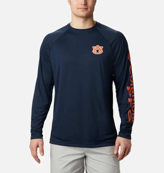 Herren-Langarmshirt PFG Terminal Tackle™ für Studenten – Auburn