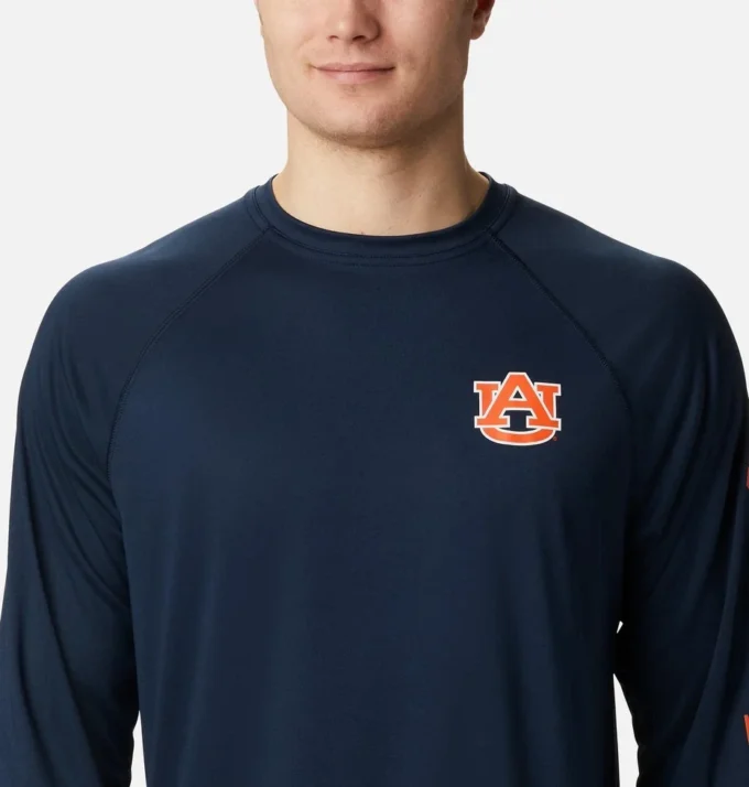 Herren-Langarmshirt PFG Terminal Tackle™ für Studenten – Auburn