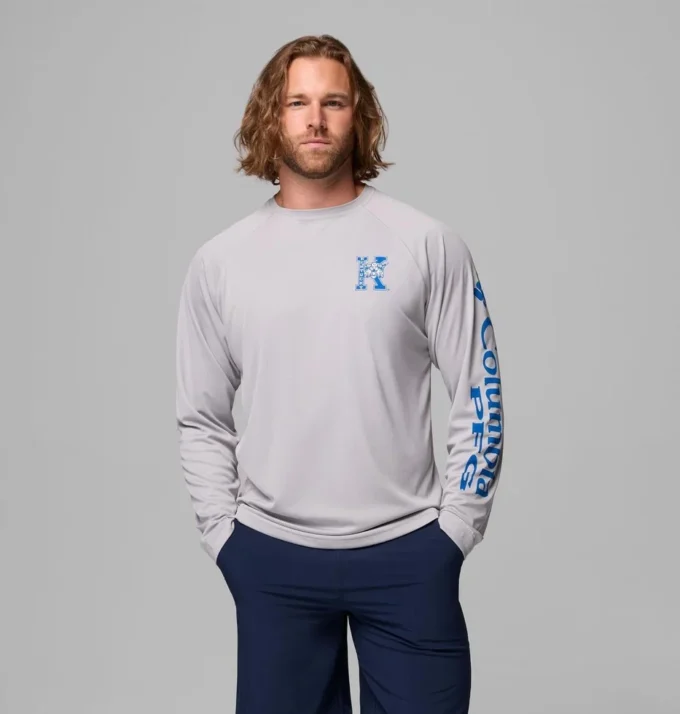 Herren-Langarmshirt PFG Terminal Tackle™ für Studenten – Kentucky