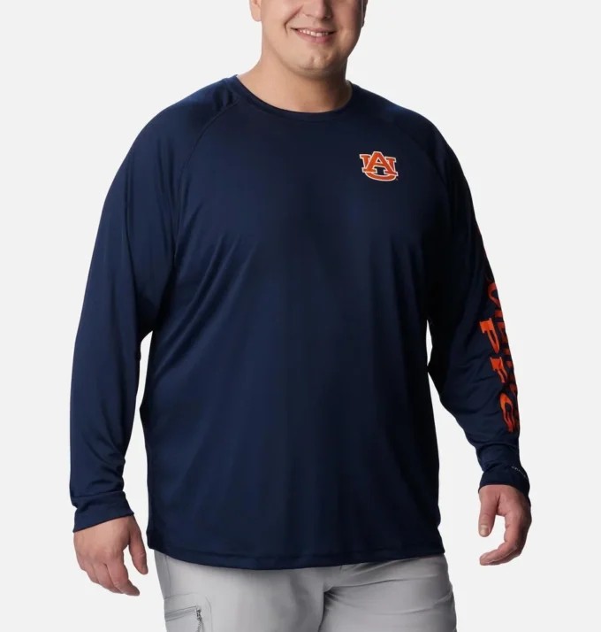 Herren-Langarmshirt PFG Terminal Tackle™ – Größe L – Auburn
