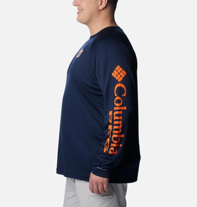 Herren-Langarmshirt PFG Terminal Tackle™ – Größe L – Auburn