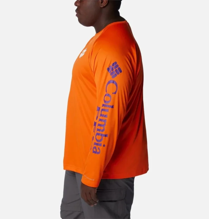 Herren-Langarmshirt PFG Terminal Tackle™ – Größe L – Clemson