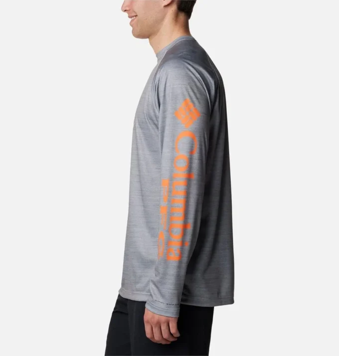 Herren-Langarmshirt PFG Terminal Tackle™ Heather – Clemson Herren-Langarmshirt PFG Terminal Tackle™ Heather – Clemson