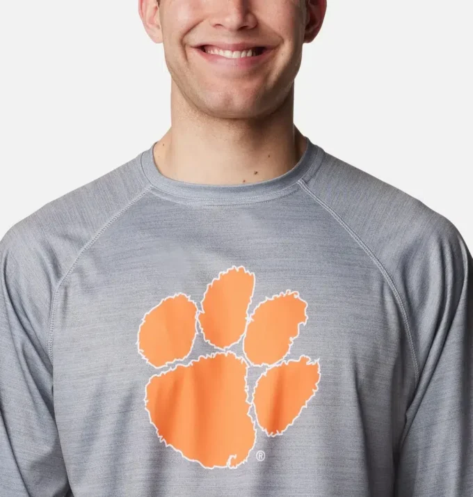 Herren-Langarmshirt PFG Terminal Tackle™ Heather – Clemson Herren-Langarmshirt PFG Terminal Tackle™ Heather – Clemson
