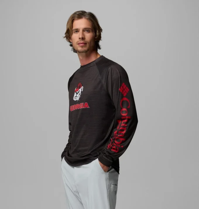 Herren-Langarmshirt PFG Terminal Tackle™ Heather – Georgia