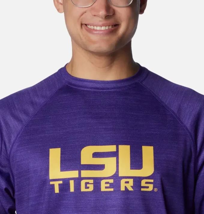 Herren-Langarmshirt PFG Terminal Tackle™ Heather – LSU Herren-Langarmshirt PFG Terminal Tackle™ Heather – LSU