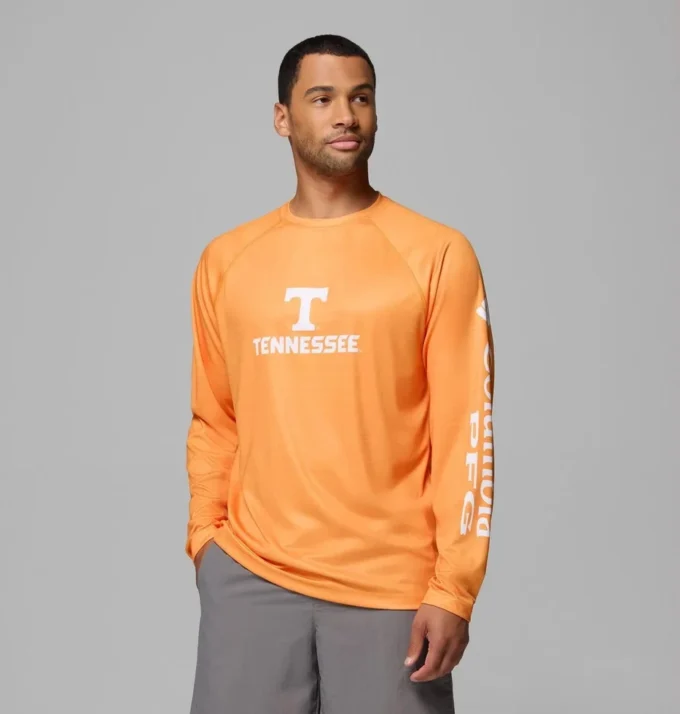 Herren-Langarmshirt PFG Terminal Tackle™ Heather – Tennessee Herren-Langarmshirt PFG Terminal Tackle™ Heather – Tennessee