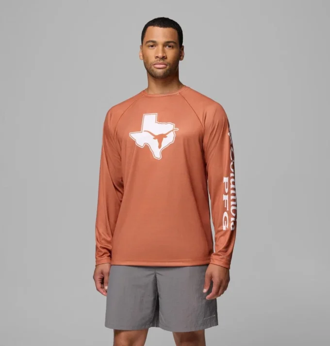 Herren-Langarmshirt PFG Terminal Tackle™ Heather – Texas Herren-Langarmshirt PFG Terminal Tackle™ Heather – Texas