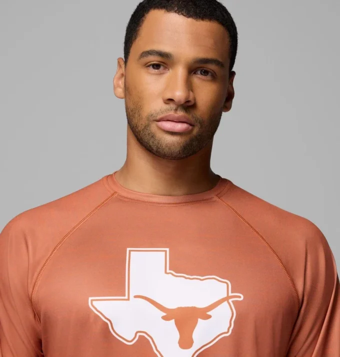 Herren-Langarmshirt PFG Terminal Tackle™ Heather – Texas Herren-Langarmshirt PFG Terminal Tackle™ Heather – Texas