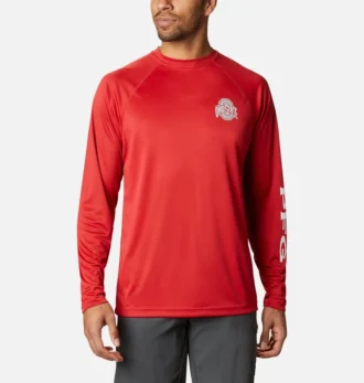 Herren-Langarmshirt PFG Terminal Tackle™ – Ohio State