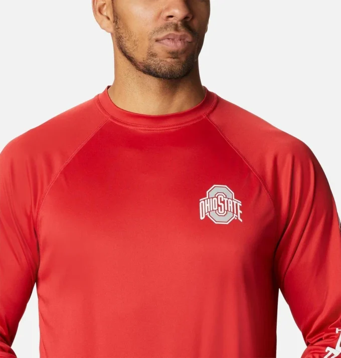 Herren-Langarmshirt PFG Terminal Tackle™ – Ohio State