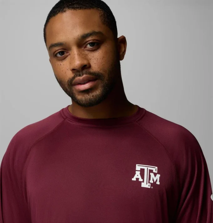 Herren-Langarmshirt PFG Terminal Tackle™ – Texas A&M