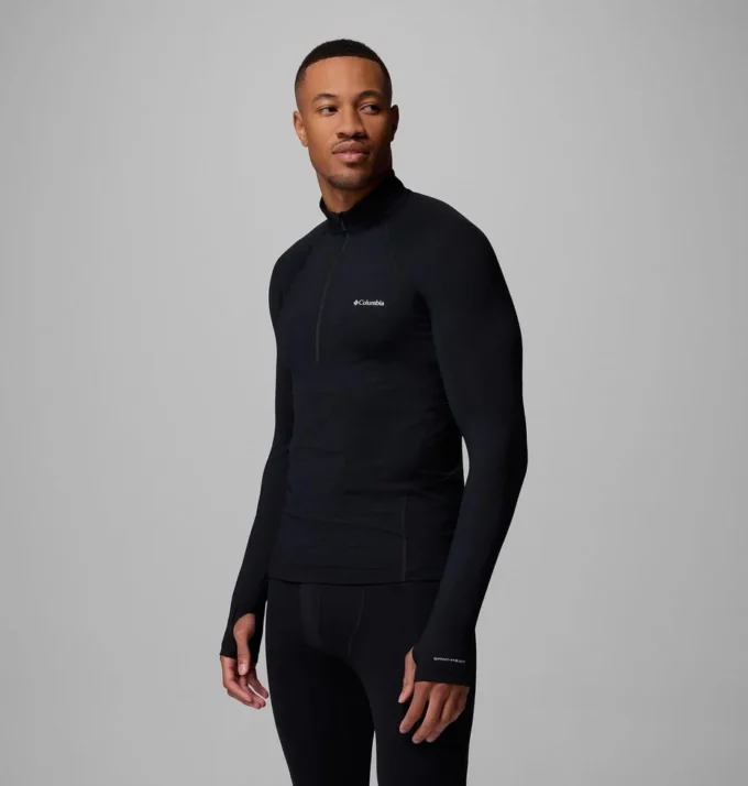 Herren Omni-Heat™ Midweight Baselayer Half Zip
