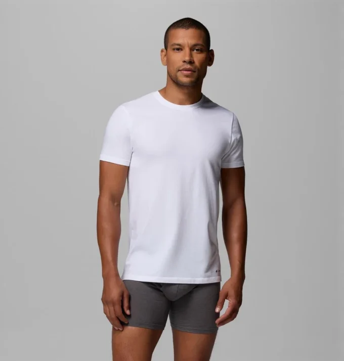 Herren Performance Cotton Stretch Crew – 3er-Pack