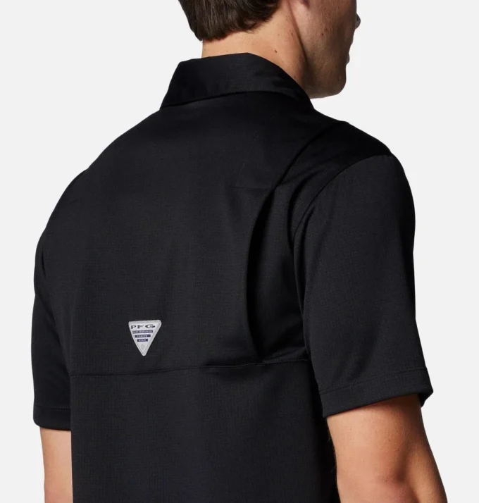Herren PFG Flycaster Pocket Polo