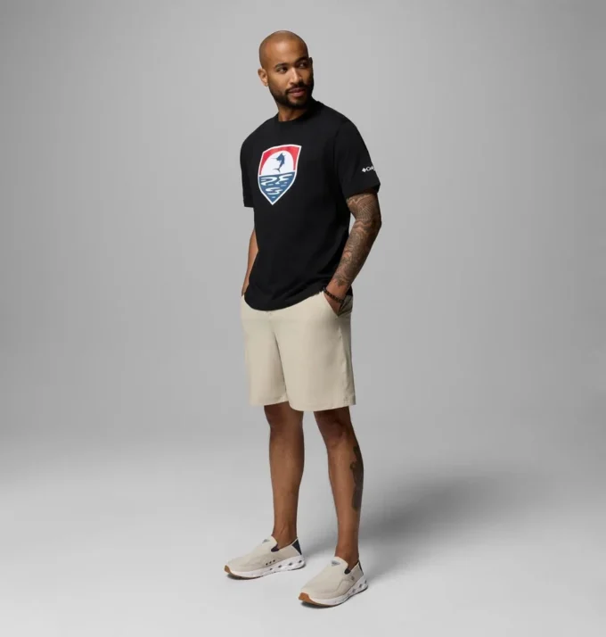 Herren PFG™ Silver Bank Americana Marlin T-Shirt