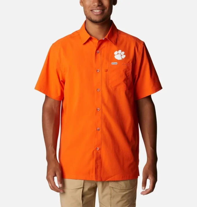 Herren PFG Slack Tide™ Camp Shirt – Clemson Herren PFG Slack Tide™ Camp Shirt – Clemson