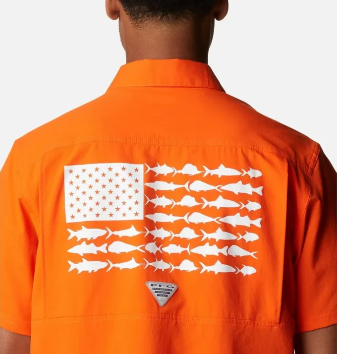 Herren PFG Slack Tide™ Camp Shirt – Clemson Herren PFG Slack Tide™ Camp Shirt – Clemson