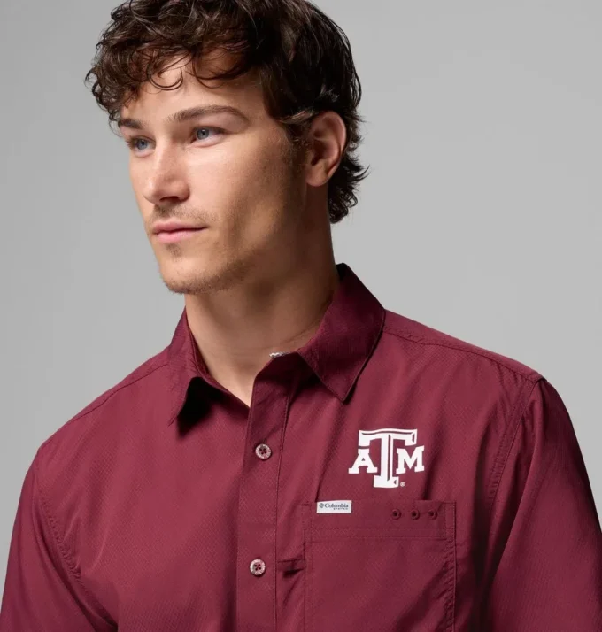 Herren PFG Slack Tide™ Camp Shirt – Texas A&M