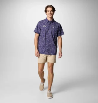 Herren PFG Super Slack Tide™ Kurzarmhemd – Baltimore Ravens