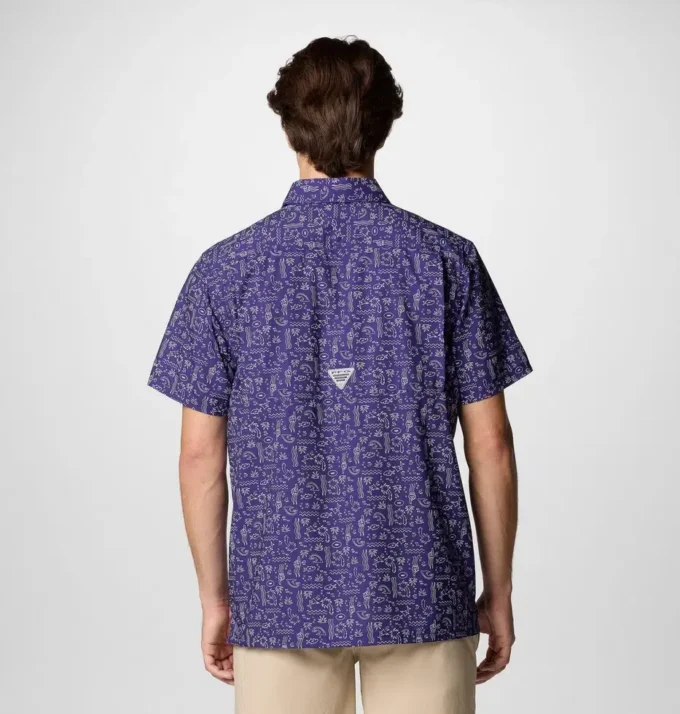 Herren PFG Super Slack Tide™ Kurzarmhemd – Baltimore Ravens