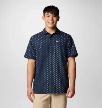 Herren PFG Super Slack Tide™ Kurzarmhemd – Denver Broncos