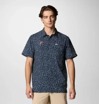 Herren PFG Super Slack Tide™ Kurzarmhemd – Houston Texans