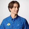 Herren PFG Super Slack Tide™ Kurzarmhemd – Los Angeles Rams