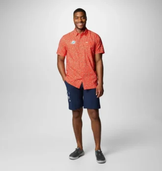 Herren PFG Super Slack Tide™ Kurzarmhemd – Miami Dolphins