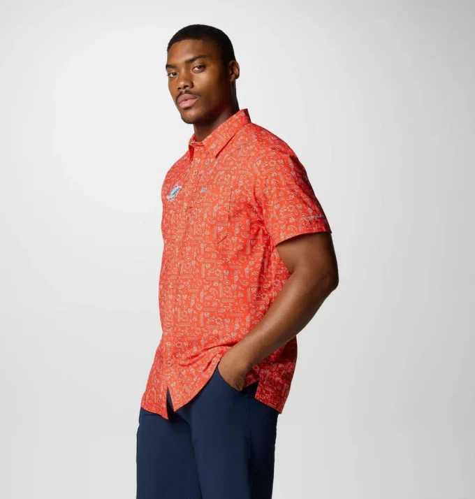Herren PFG Super Slack Tide™ Kurzarmhemd – Miami Dolphins Herren PFG Super Slack Tide™ Kurzarmhemd – Miami Dolphins