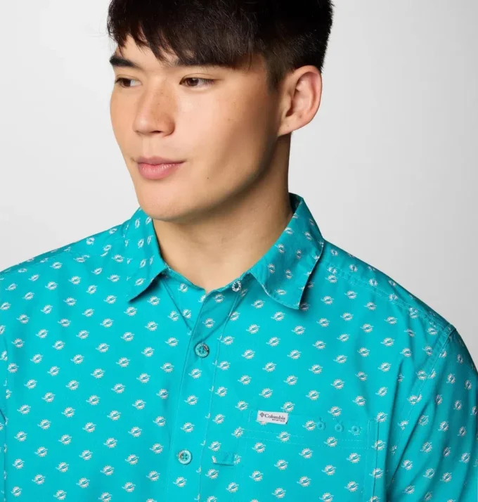 Herren PFG Super Slack Tide™ Kurzarmhemd – Miami Dolphins Herren PFG Super Slack Tide™ Kurzarmhemd – Miami Dolphins