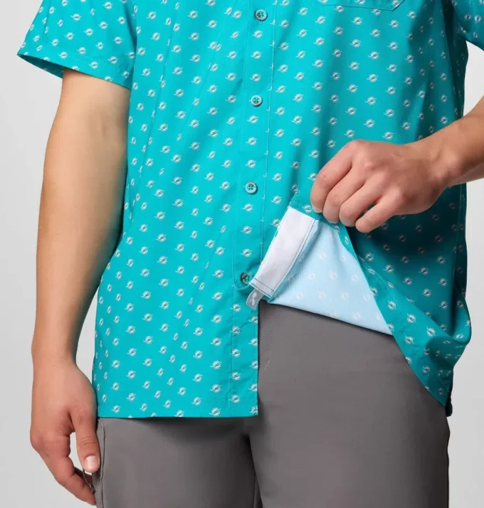 Herren PFG Super Slack Tide™ Kurzarmhemd – Miami Dolphins Herren PFG Super Slack Tide™ Kurzarmhemd – Miami Dolphins
