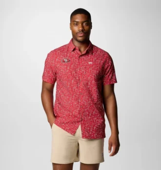 Herren PFG Super Slack Tide™ Kurzarmhemd – San Francisco 49ers