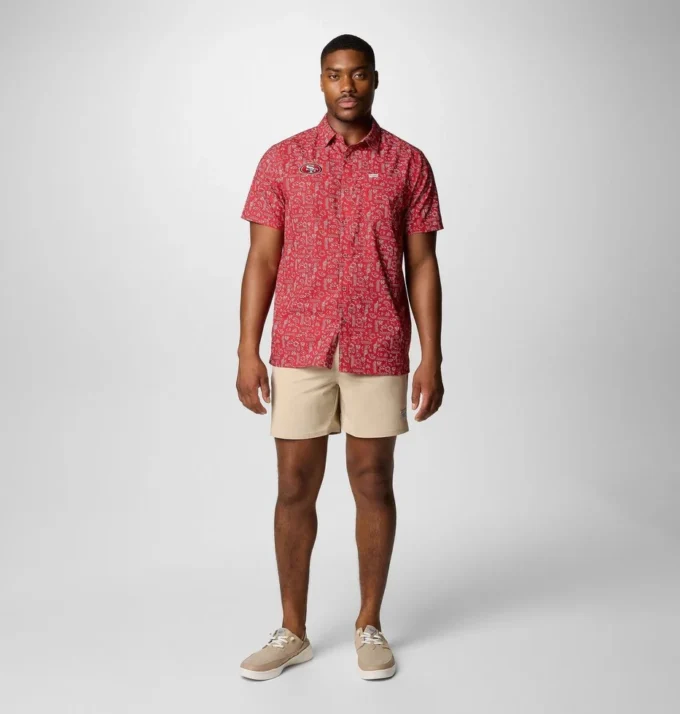 Herren PFG Super Slack Tide™ Kurzarmhemd – San Francisco 49ers