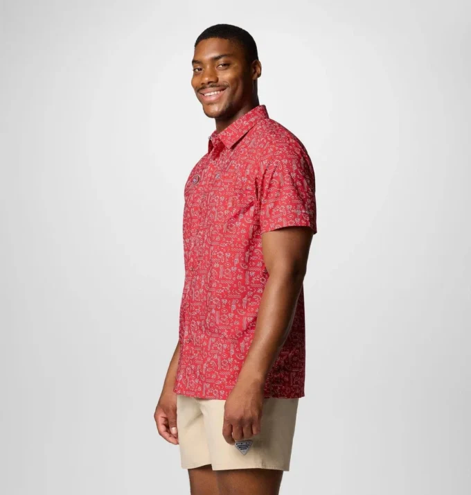Herren PFG Super Slack Tide™ Kurzarmhemd – San Francisco 49ers
