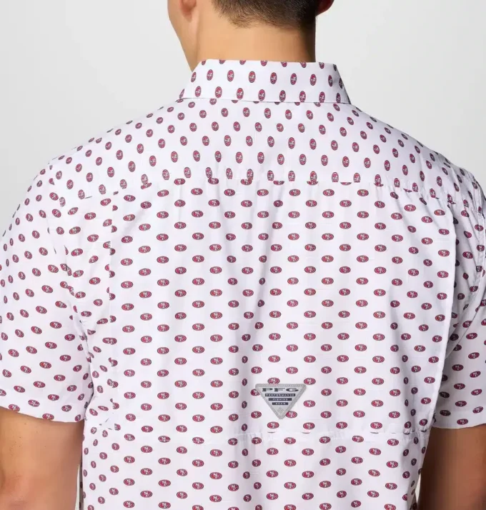Herren PFG Super Slack Tide™ Kurzarmhemd – San Francisco 49ers
