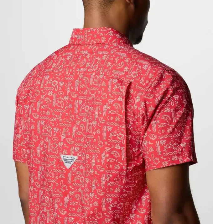 Herren PFG Super Slack Tide™ Kurzarmhemd – San Francisco 49ers
