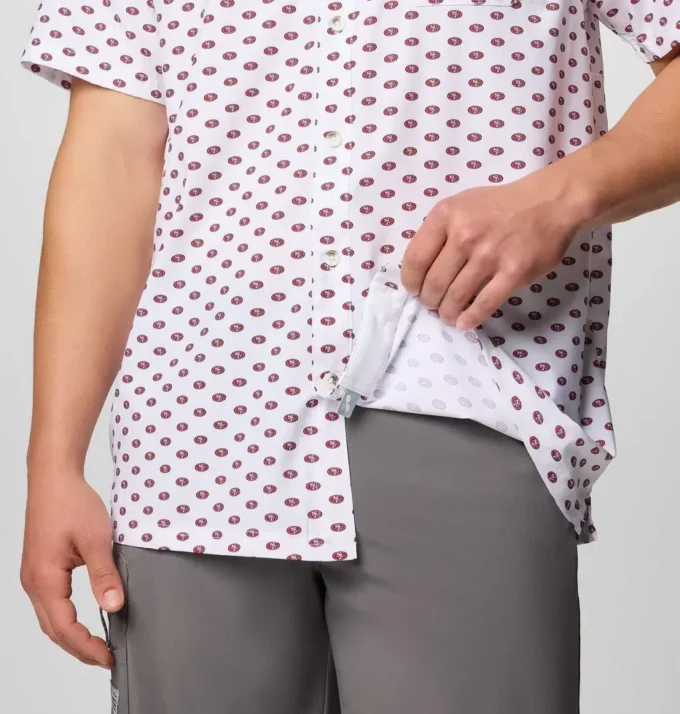 Herren PFG Super Slack Tide™ Kurzarmhemd – San Francisco 49ers