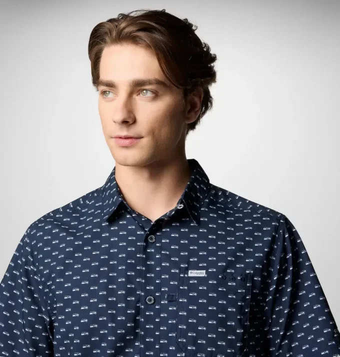 Herren PFG Super Slack Tide™ Kurzarmhemd – Seattle Seahawks Herren PFG Super Slack Tide™ Kurzarmhemd – Seattle Seahawks