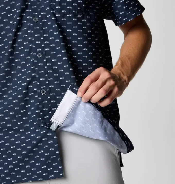Herren PFG Super Slack Tide™ Kurzarmhemd – Seattle Seahawks Herren PFG Super Slack Tide™ Kurzarmhemd – Seattle Seahawks