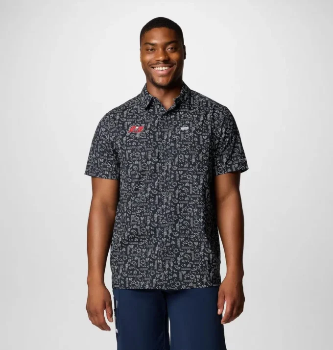 Herren PFG Super Slack Tide™ Kurzarmhemd – Tampa Bay Buccaneers