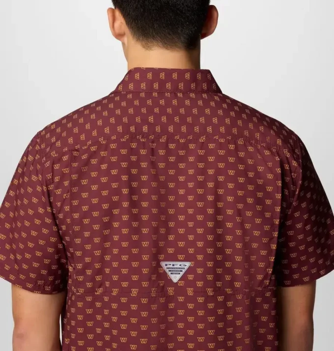Herren PFG Super Slack Tide™ Kurzarmhemd – Washington Commanders Herren PFG Super Slack Tide™ Kurzarmhemd – Washington Commanders