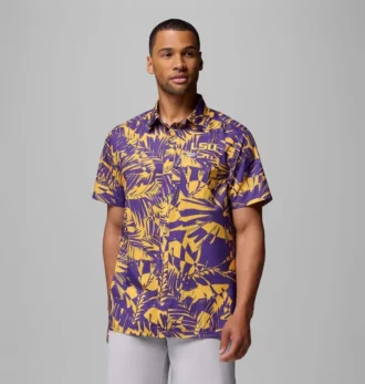 Herren PFG Super Slack Tide Shirt – LSU
