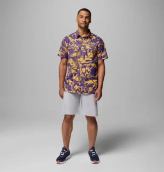 Herren PFG Super Slack Tide Shirt – LSU