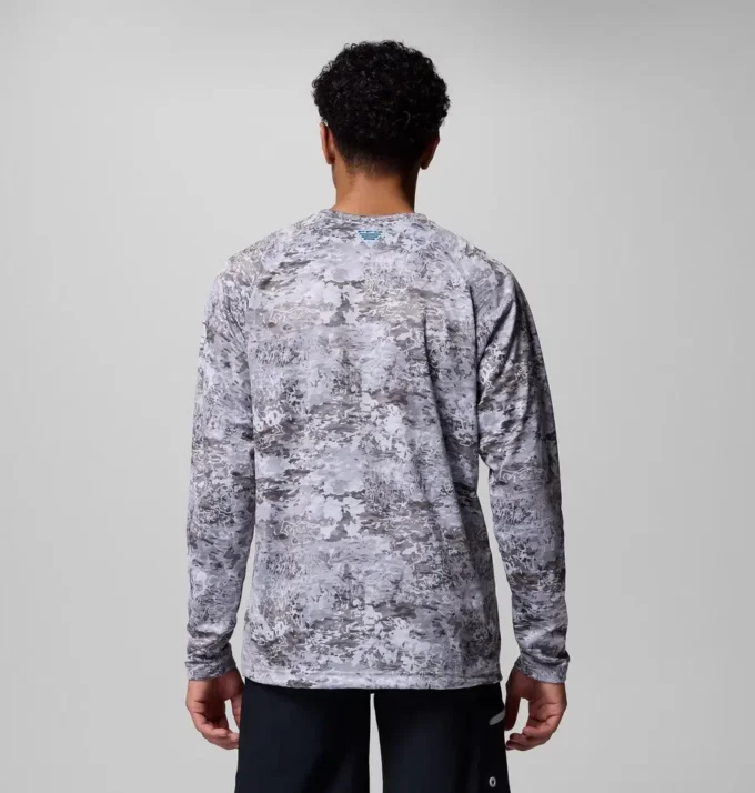 Herren PFG Super Solar Stream™ Border Hex Langarmhemd