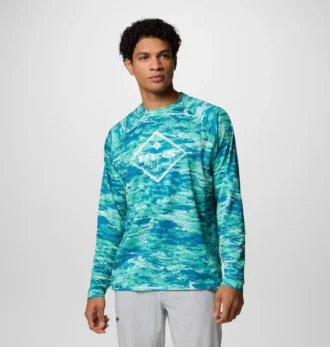 Herren PFG Super Solar Stream™ Grafik-Langarmshirt