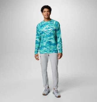 Herren PFG Super Solar Stream™ Grafik-Langarmshirt