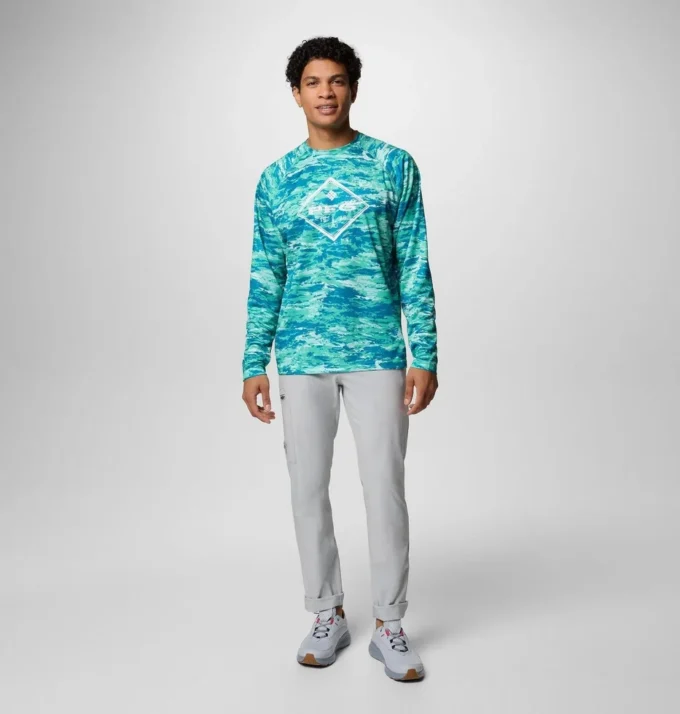 Herren PFG Super Solar Stream™ Grafik-Langarmshirt Herren PFG Super Solar Stream™ Grafik-Langarmshirt