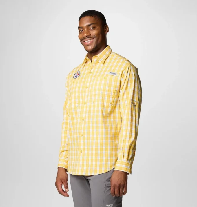 Herren PFG Super Tamiami™ Langarmhemd – Pittsburgh Steelers Herren PFG Super Tamiami™ Langarmhemd – Pittsburgh Steelers